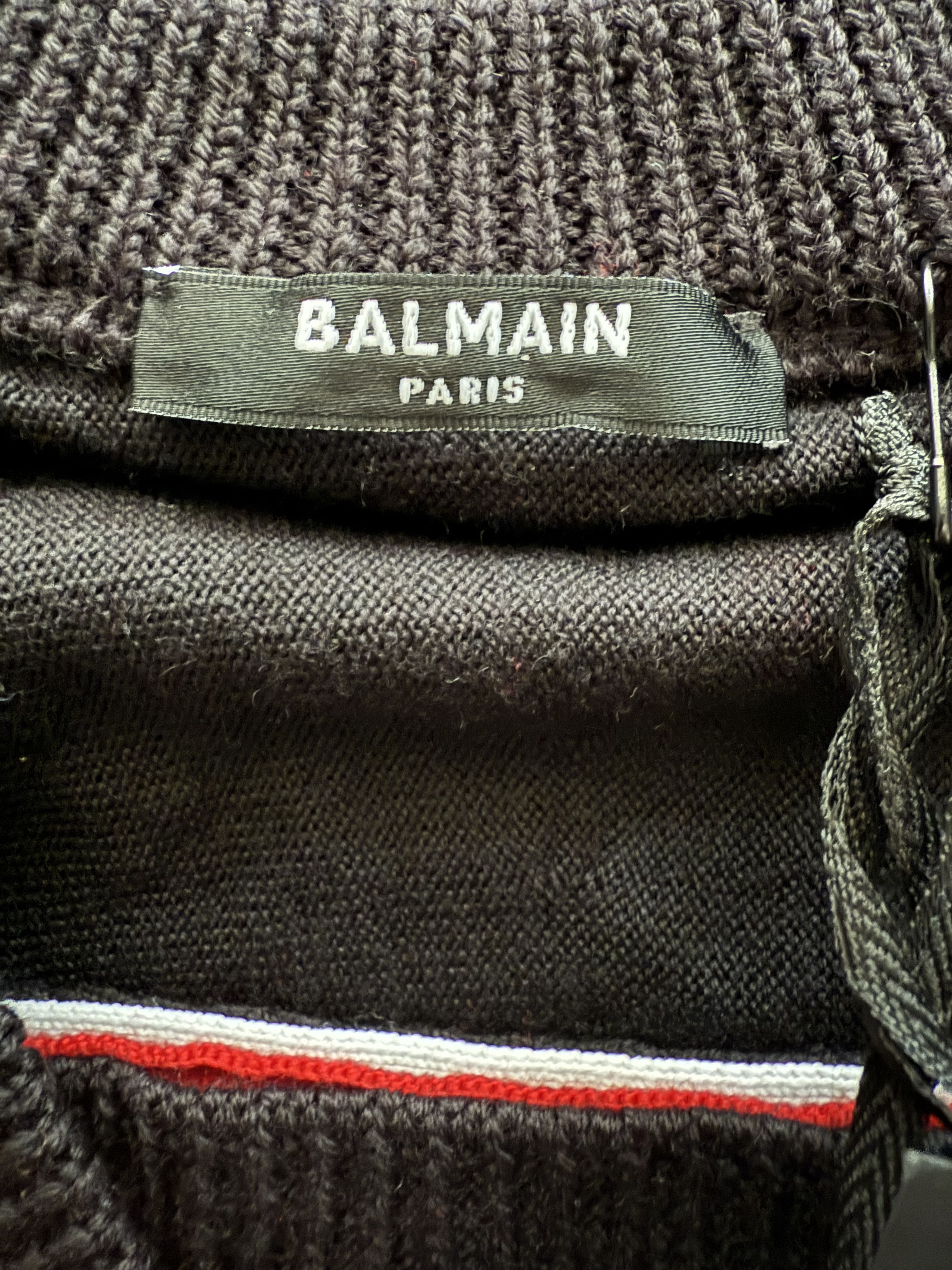 Balmain Balmain Red B-Sporty Sweater Size US L / EU 52-54 / 3 - 15 Thumbnail