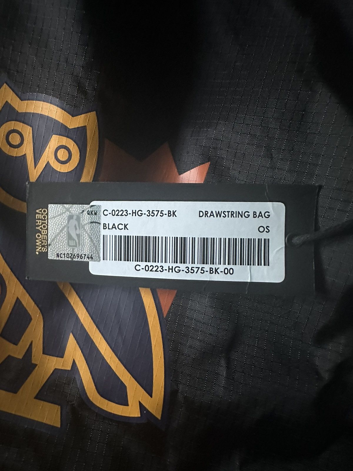 NBA × October's Very Own OVO x NBA Phoenix Suns Drawstring Bag new with tags NWT rare Size ONE SIZE - 2 Thumbnail