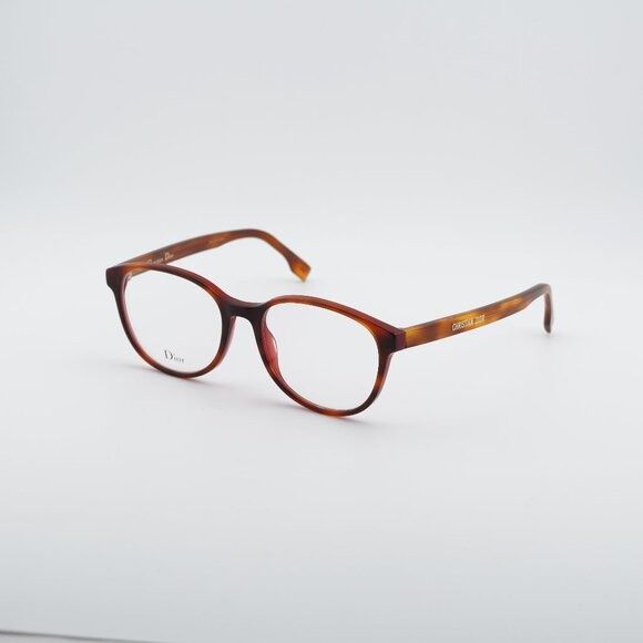 Dior Dior DIORETOILE1 065T 00 Eyeglasses Havana 53mm Square Frame Size ONE SIZE - 1 Thumbnail