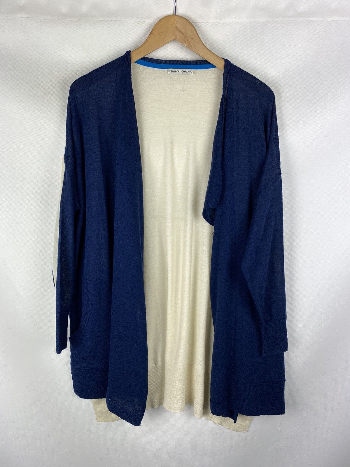 Japanese Brand × Tsumori Chisato Tsumori Chisato ladies open front wool cardigan sweater Size L / US 10 / IT 46 - 24 Thumbnail