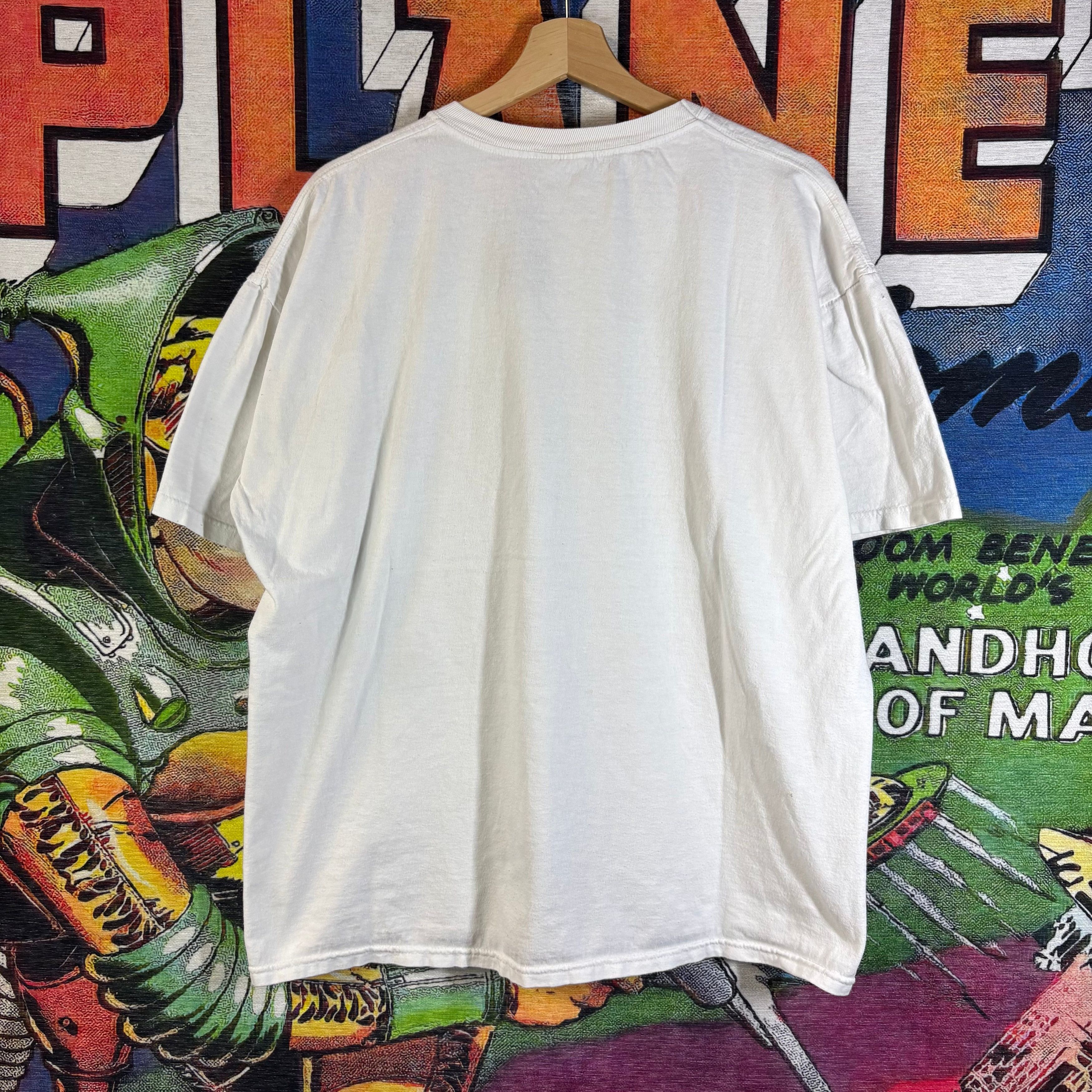 Vintage Vintage 2002 Kenny Bernstein Forever Red Tour Drag Race Tee Size US XL / EU 56 / 4 - 4 Thumbnail