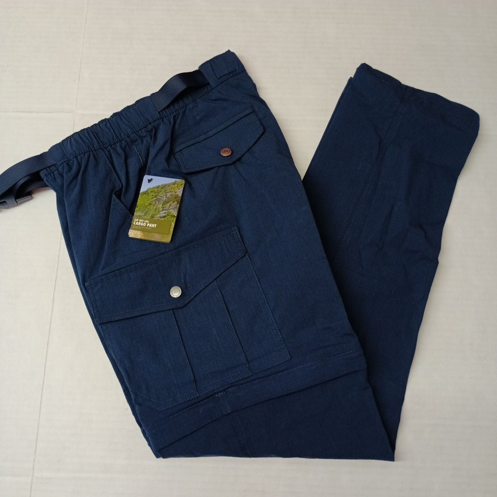 Other Ozark Trail Zip Off Convert Cargo Pants Mens Size 30x30 Blue Size US 30 / EU 46 - 1 Thumbnail
