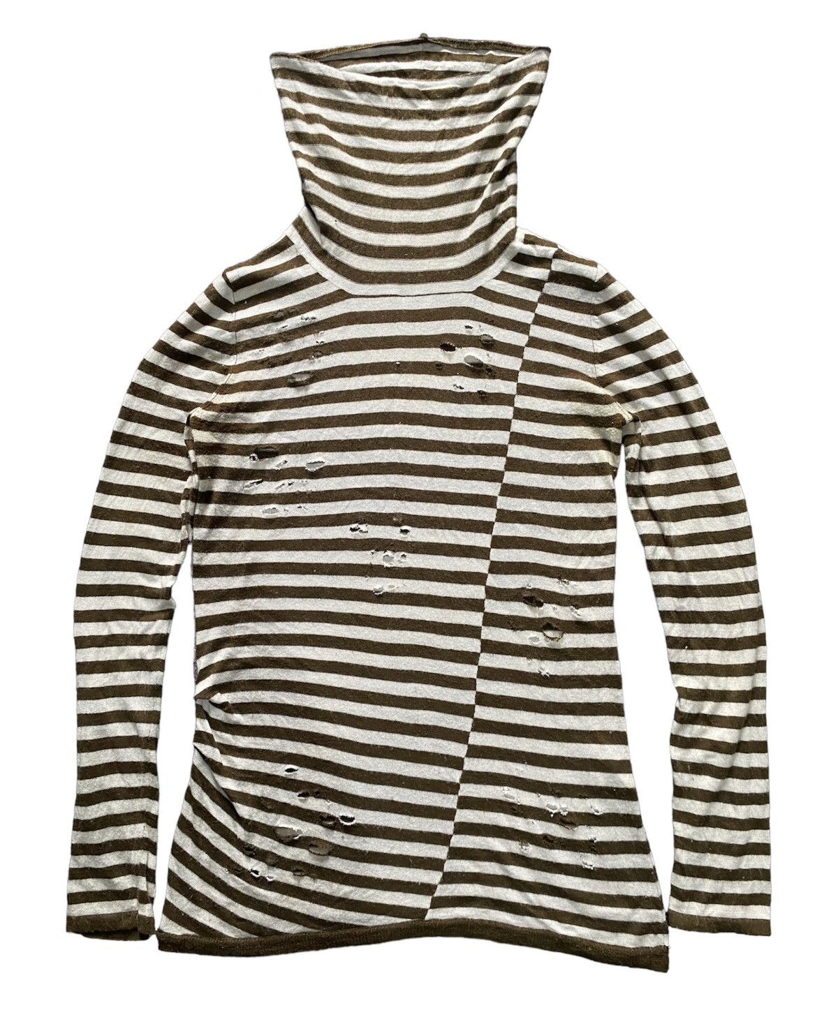 Hysteric Glamour Tomboy striped grunge turtle knit like number nine style Size US M / EU 48-50 / 2 - 2 Thumbnail