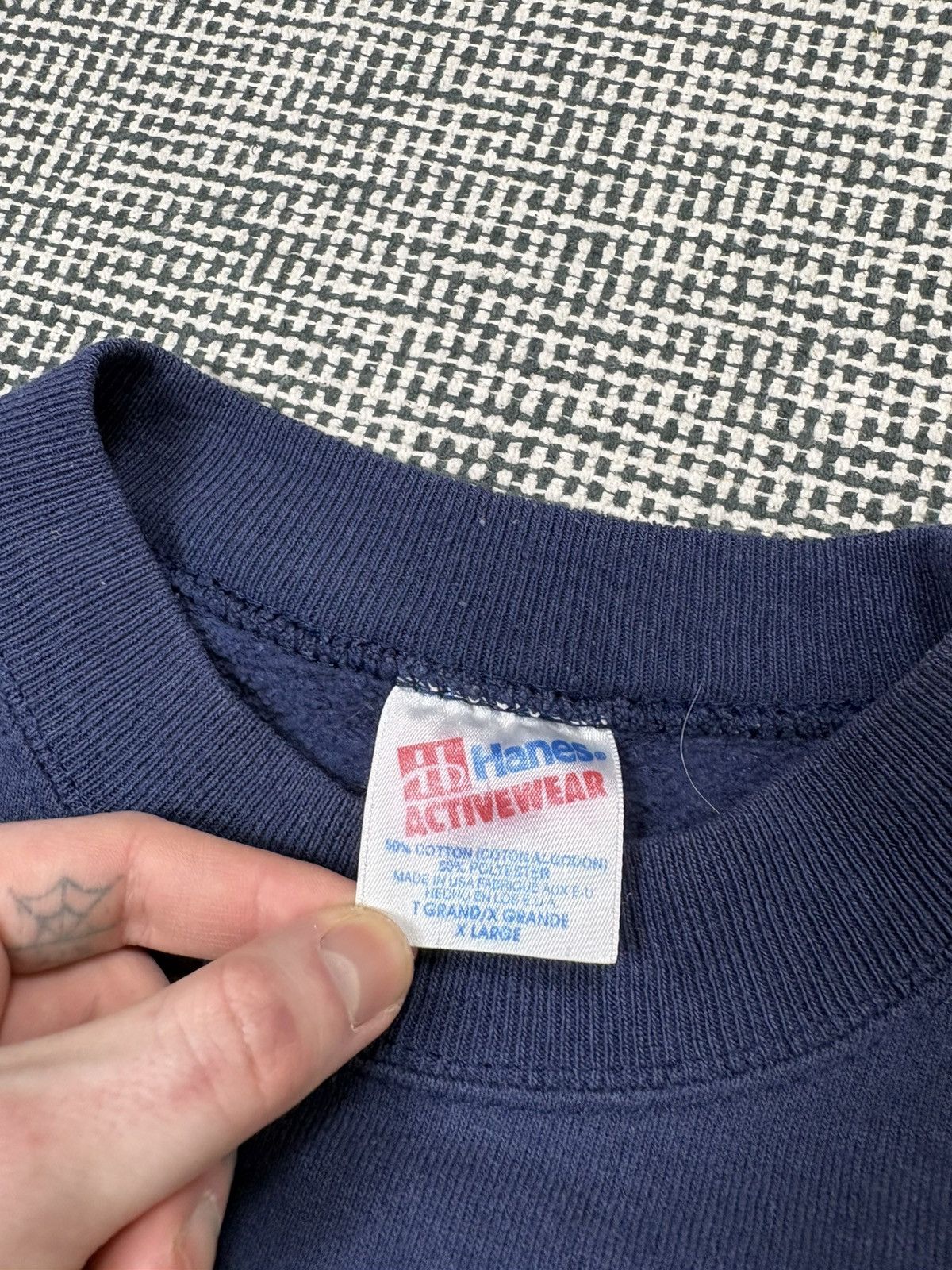 Hanes 1990s vintage Yale university NCAA football bulldogs sweatsh Size US XL / EU 56 / 4 - 4 Thumbnail