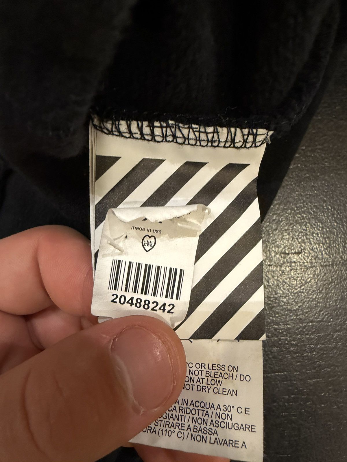Off-White Off-White Painted Logo Hoodie Size US M / EU 48-50 / 2 - 4 Thumbnail