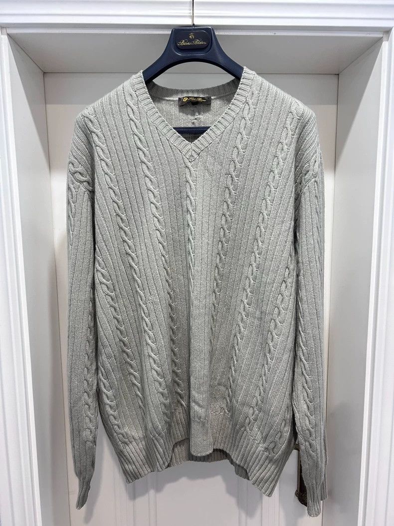 Loro Piana LORO PIANA Thickened cashmere sweater Size US XXL / EU 58 / 5 - 1 Thumbnail