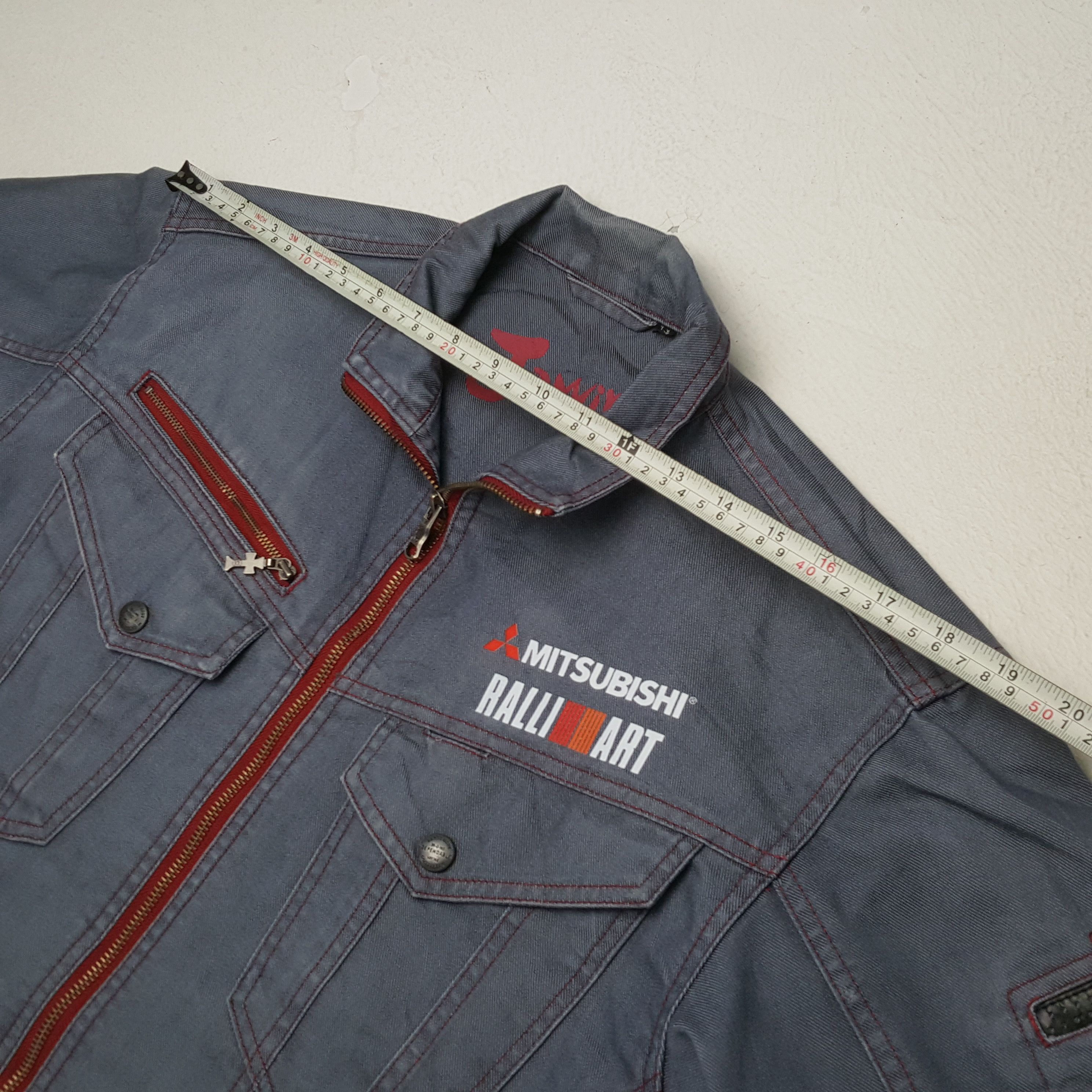 Japanese Brand × Vintage MITSUBISHI RALLI ART Japanese Motorsports Custom Art Jacket Size US M / EU 48-50 / 2 - 5 Thumbnail