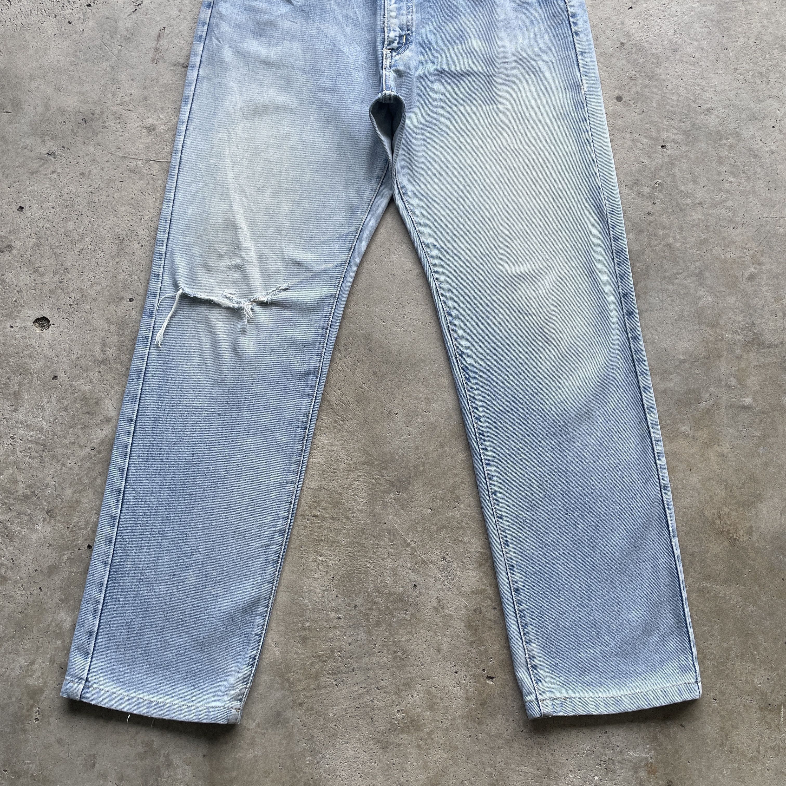 Japanese Brand VINTAGE EDWIN WASH DENIM DISTRESSED FADED JEANS PANTS W32 Size US 32 / EU 48 - 4 Thumbnail