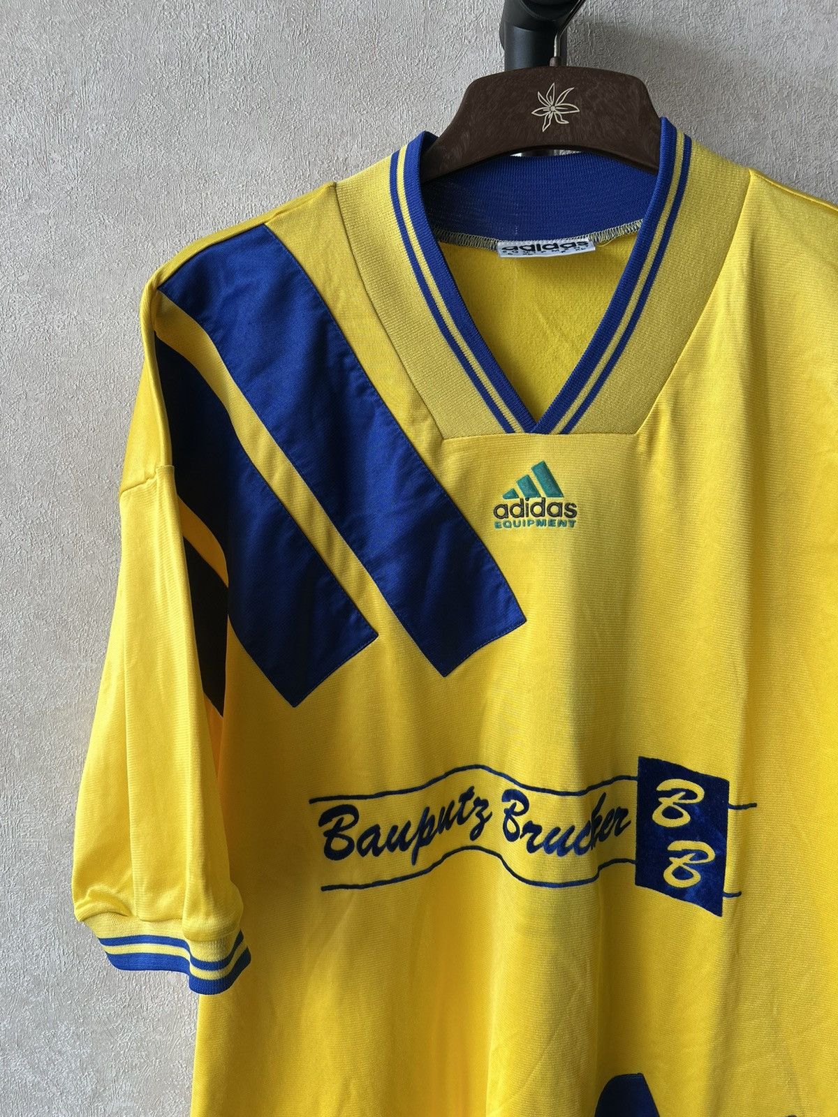 Adidas Vintage 90s Adidas Equipment Y2K Soccer Jersey Size US XL / EU 56 / 4 - 2 Thumbnail