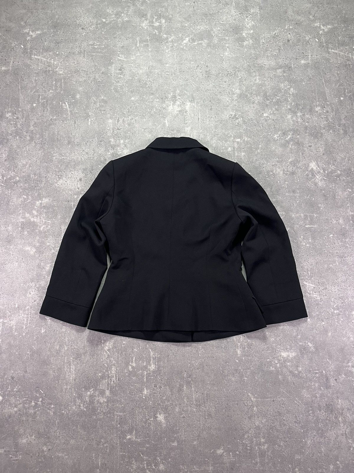 Christian Dior Monsieur Dior D Uniforms Viscose Black Zipped Short Jacket Size M / US 6-8 / IT 42-44 - 2 Thumbnail