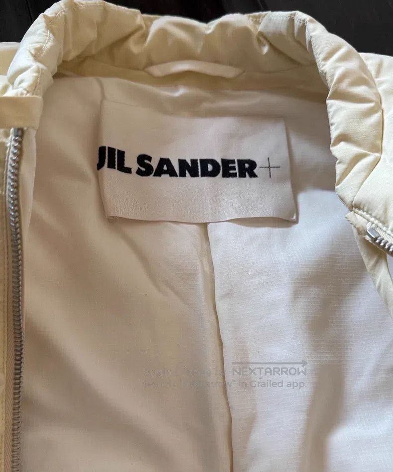 Jil Sander Jil Sander Beige Drawstring Down Jacket Size XS / US 0-2 / IT 36-38 - 2 Thumbnail