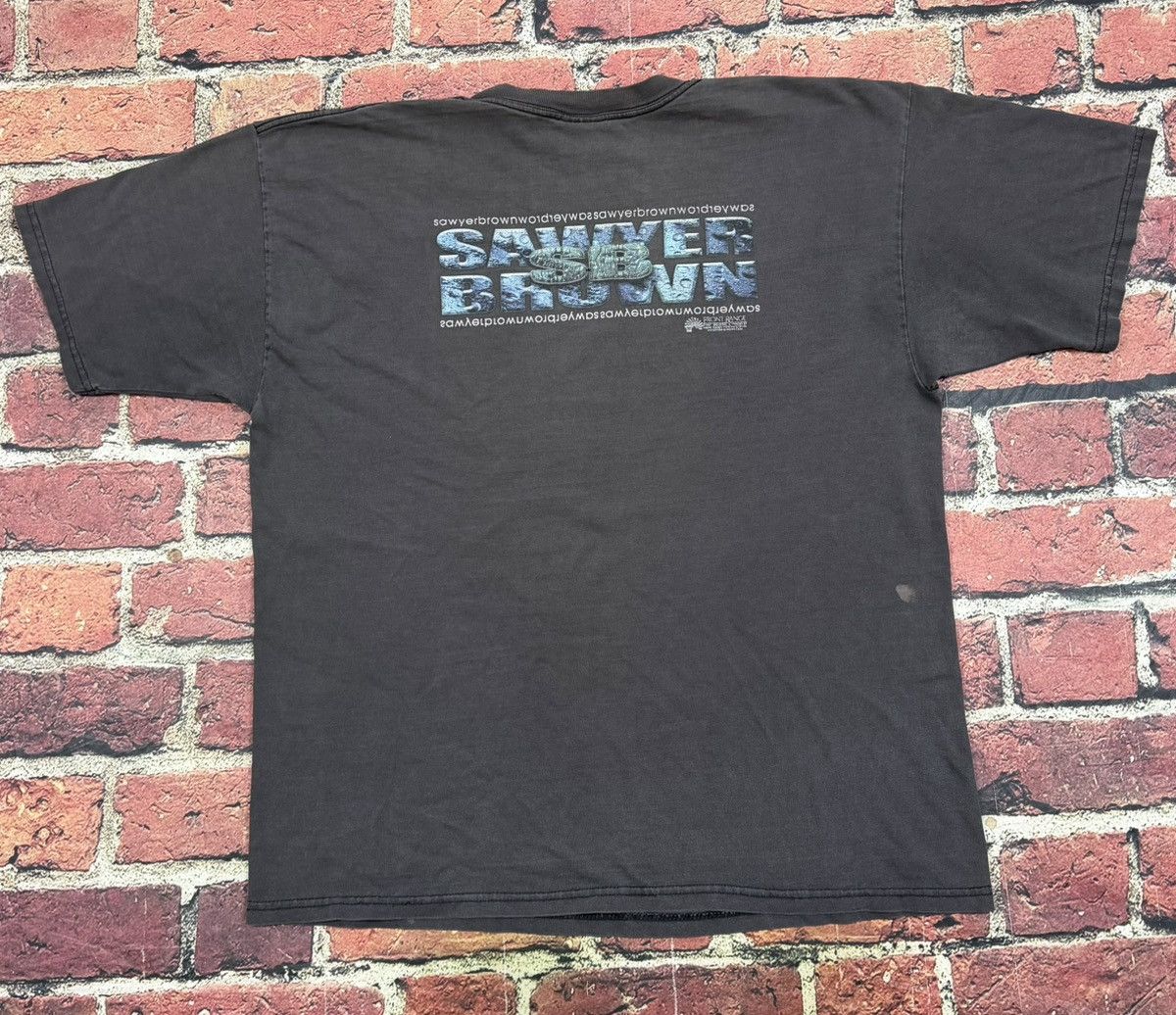 Band Tees Vintage Sawyer Brown Tee Faded Country Band 2001 Distressed Size US XL / EU 56 / 4 - 2 Thumbnail