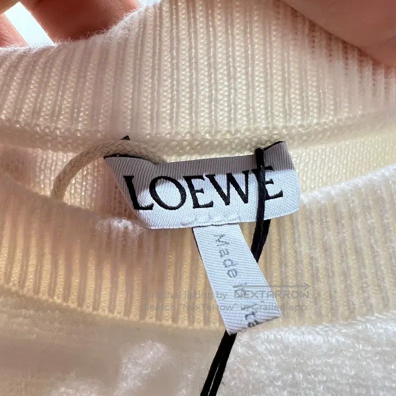 Loewe Loewe Handmade Embroidered Wool Sweater Size M / US 6-8 / IT 42-44 - 3 Thumbnail