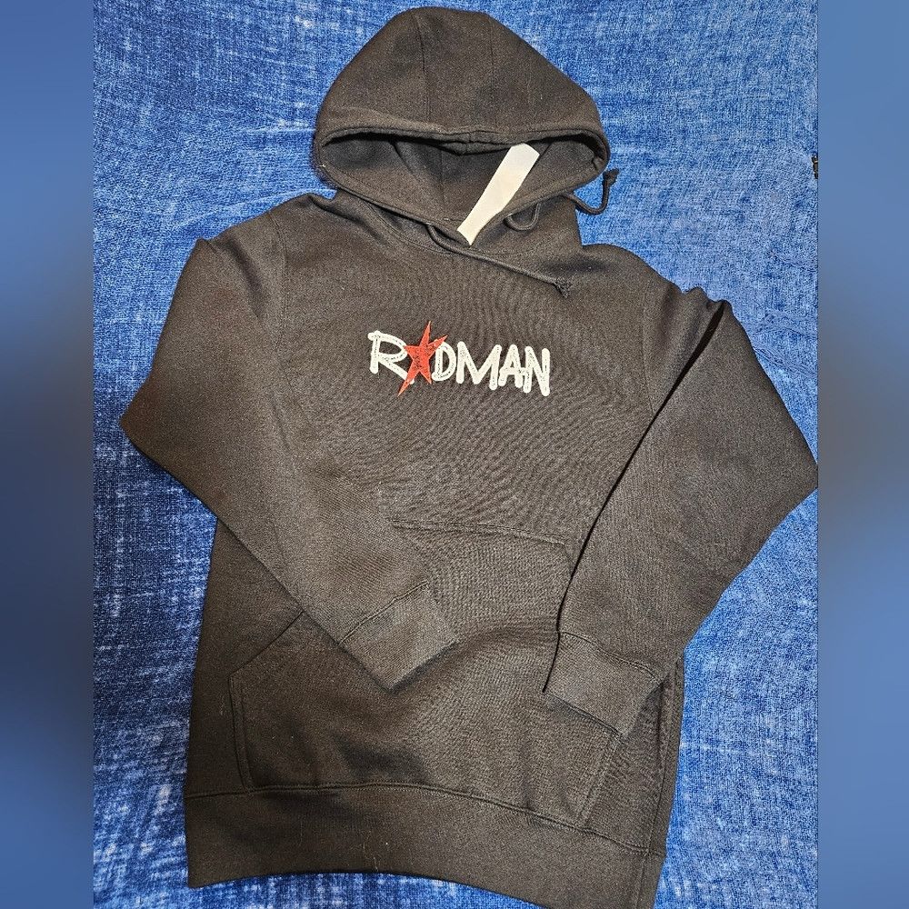 NBA NEW Dennis Rodman Black Hoodie Sweater Men Small Chicago Bu Size US S / EU 44-46 / 1 - 2 Thumbnail