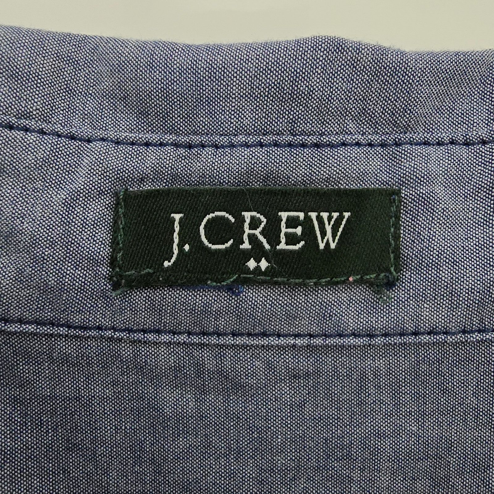 J.Crew J. Crew Chambray Popover Tunic Shirt M Long Sleeve Roll tab Size M / US 6-8 / IT 42-44 - 11 Thumbnail