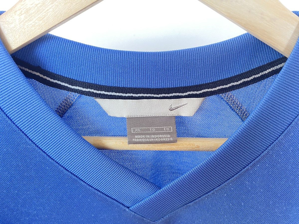 Nike Nike Jersey T-Shirt Embroidered Logo Vintage Blue Blockcore Size US XL / EU 56 / 4 - 4 Thumbnail