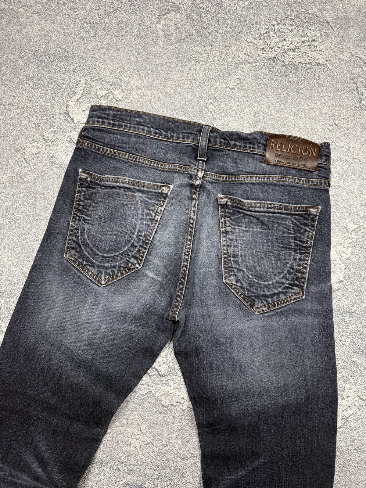 True Religion Vintage True Religion Jeans 90s Luxury Streetwear Size US 31 - 3 Thumbnail