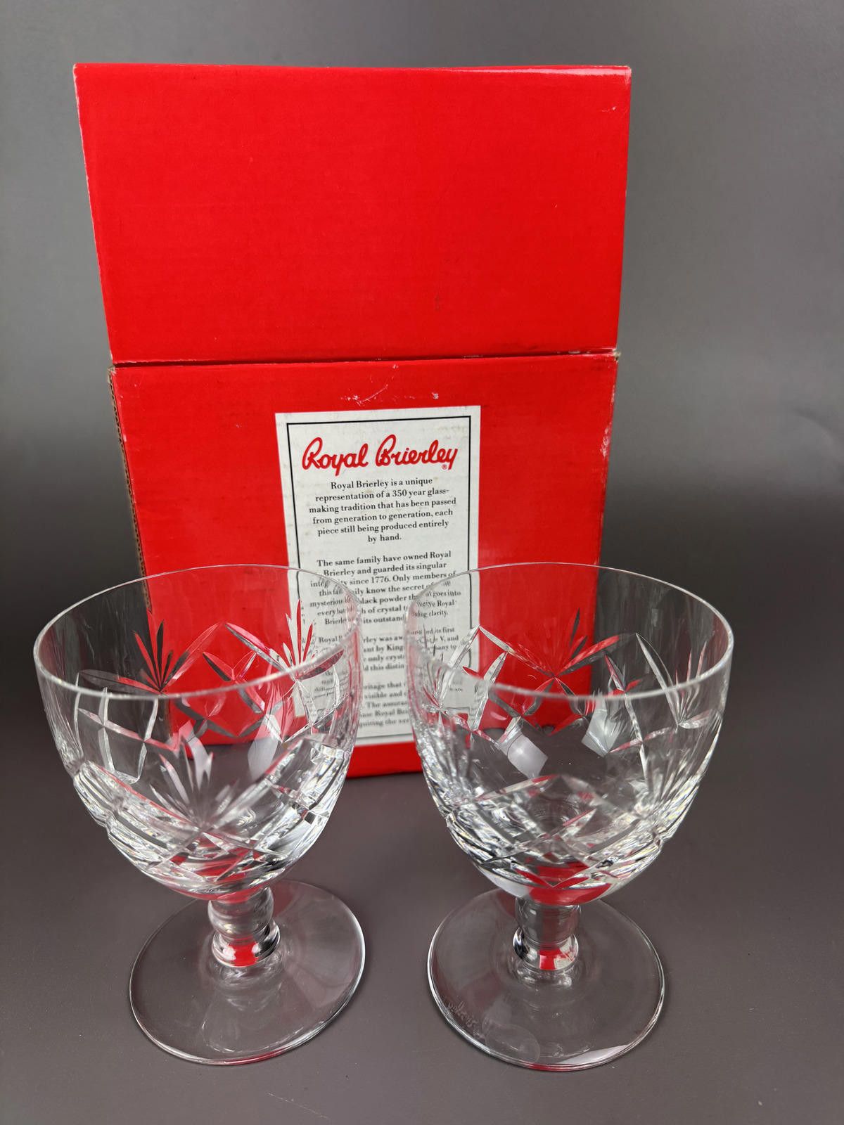 Other 2x Royal Brierley 13.5cm Tall Braemar Wine Glass. Size ONE SIZE - 5 Thumbnail