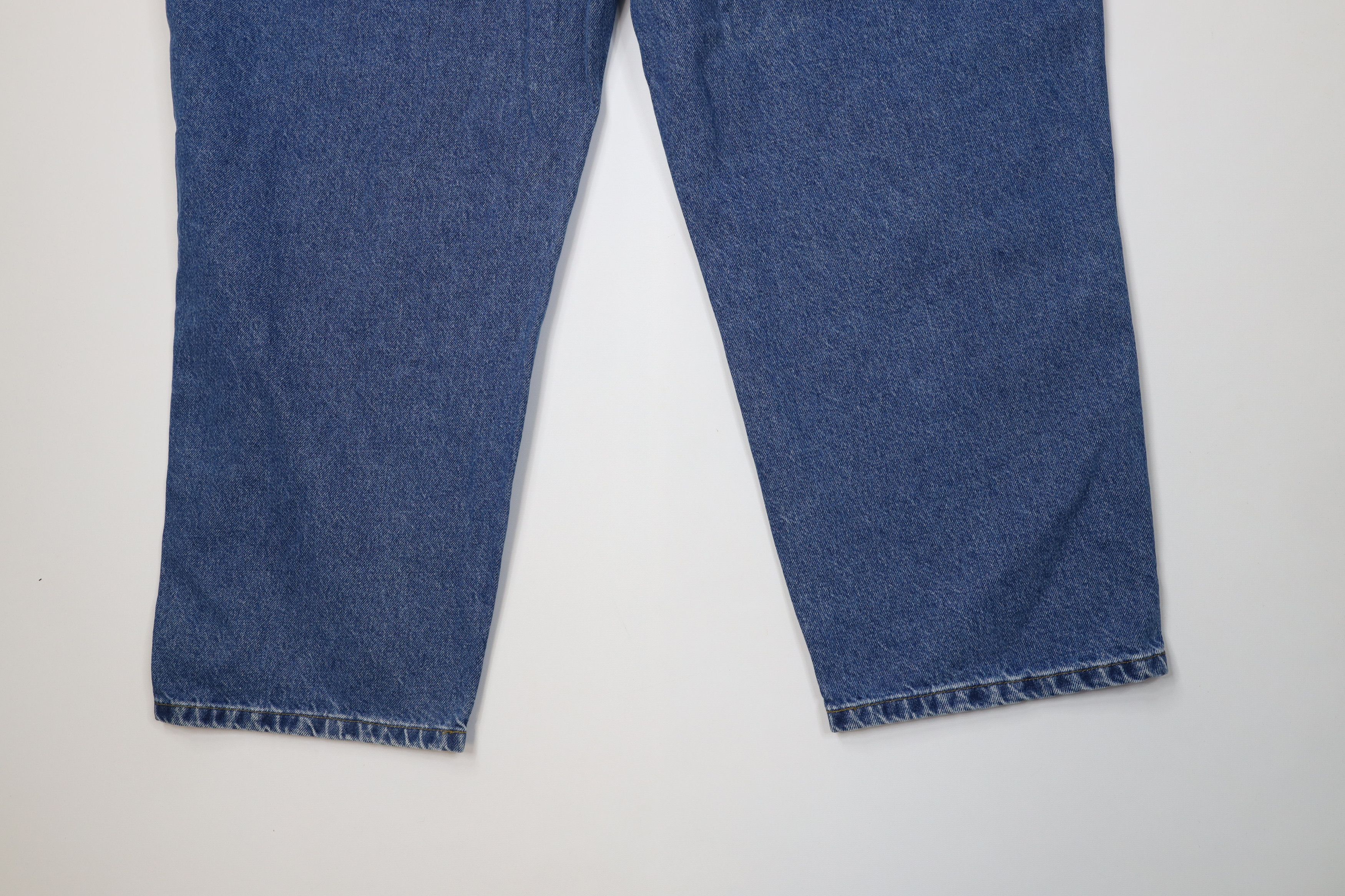 Vintage Deadstock Vintage 90s Y2K Streetwear Wide Leg Denim Jeans Size US 44 / EU 60 - 11 Thumbnail