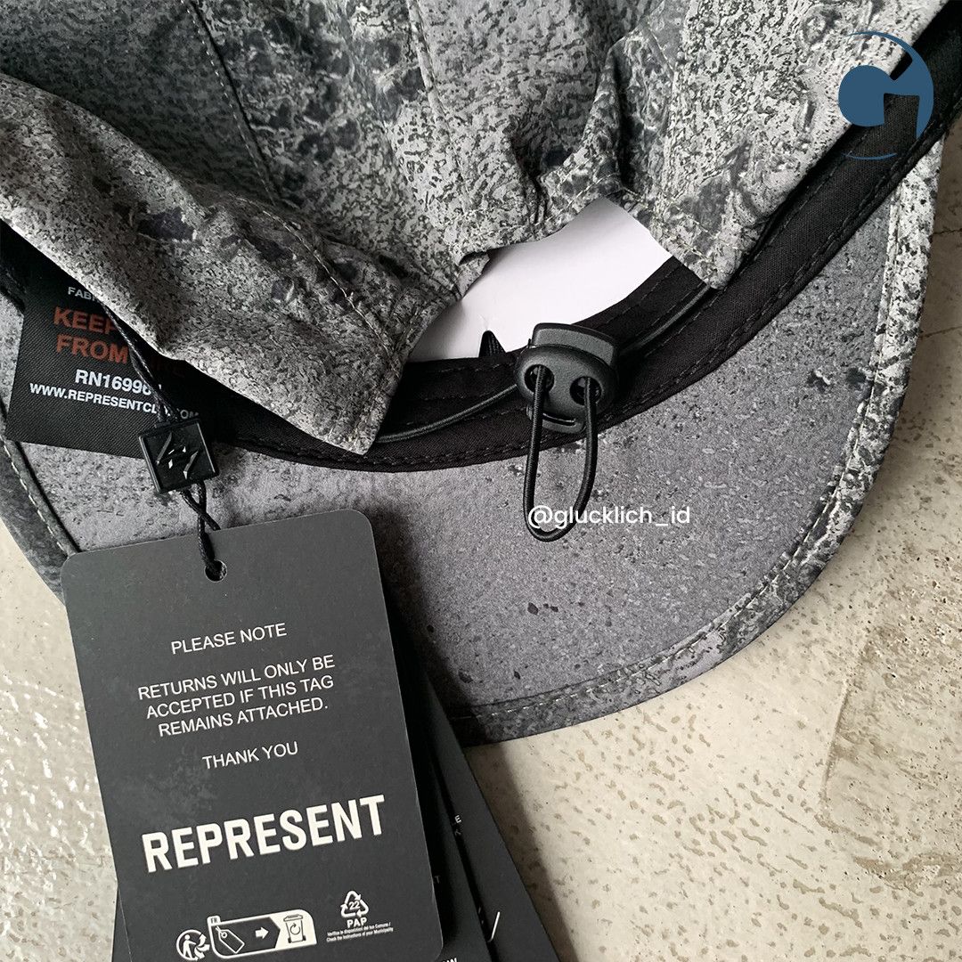 Other Represent 247, Panelled Taped Cap in Chrome Size ONE SIZE - 4 Thumbnail