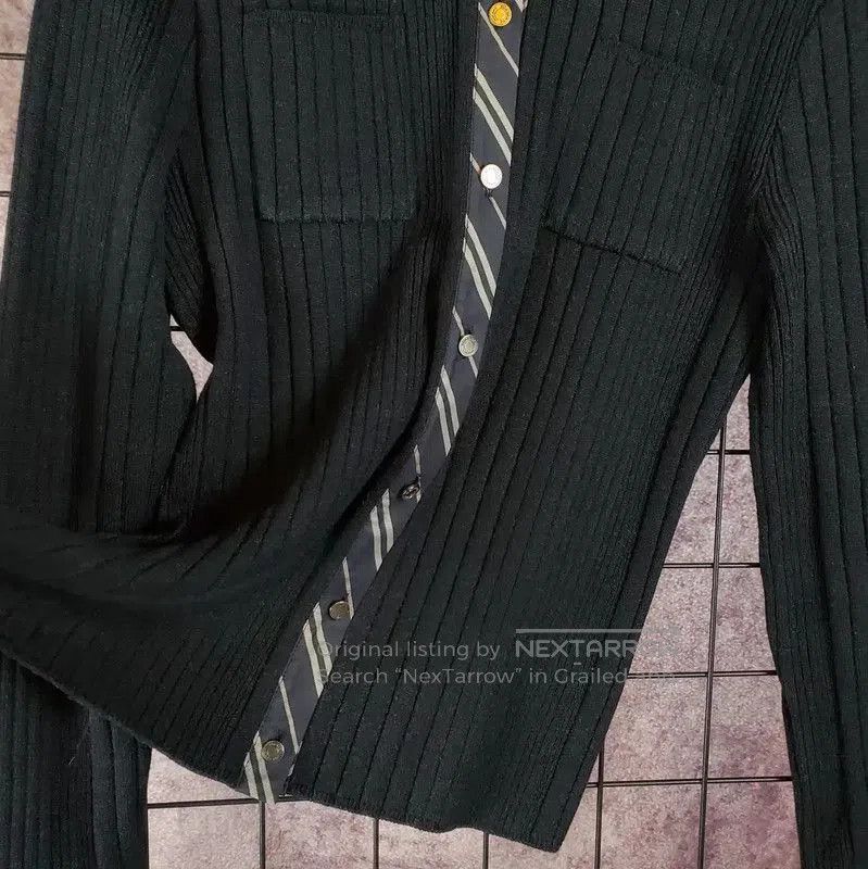 Burberry Burberry Black Cotton Blend Long Sleeve Knit Top. Size M / US 6-8 / IT 42-44 - 9 Thumbnail