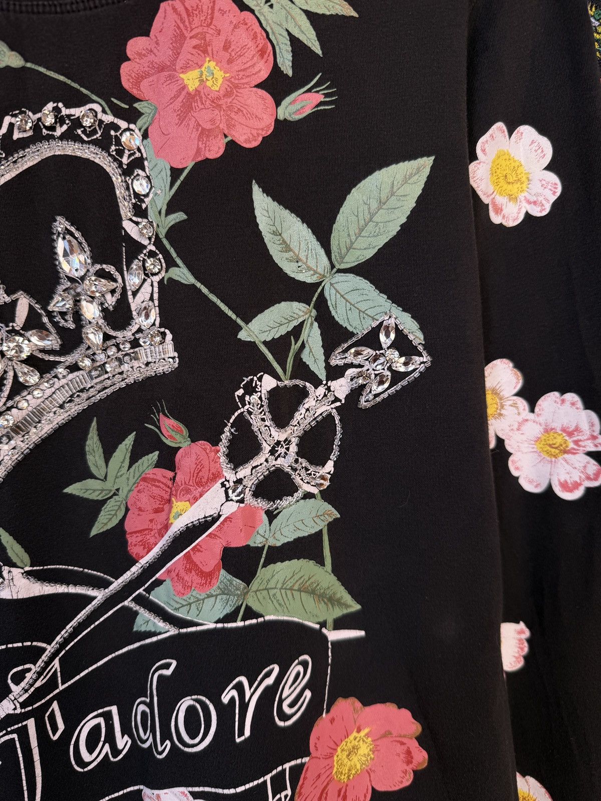 Dior Crazy CHRISTIAN DIOR Flowers Long Sleeve Size L / US 10 / IT 46 - 13 Thumbnail