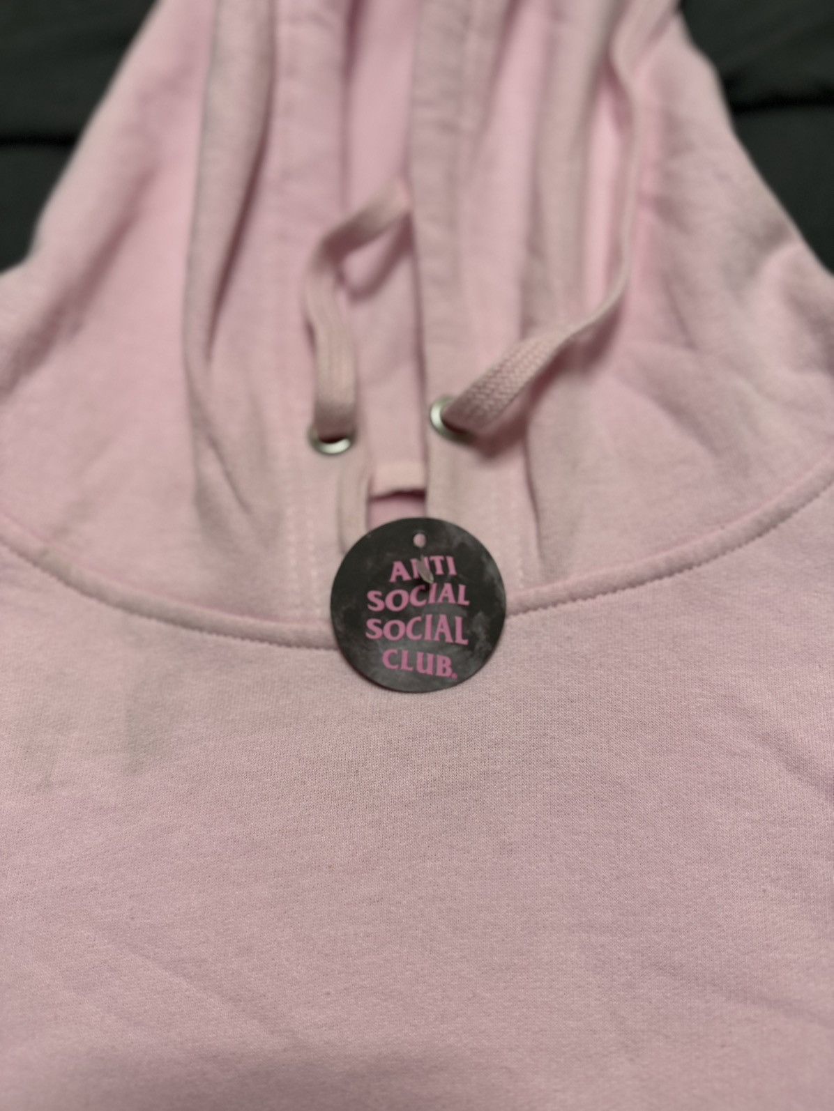 Anti Social Social Club ASSC Pink White Hoodie Size US XL / EU 56 / 4 - 4 Thumbnail