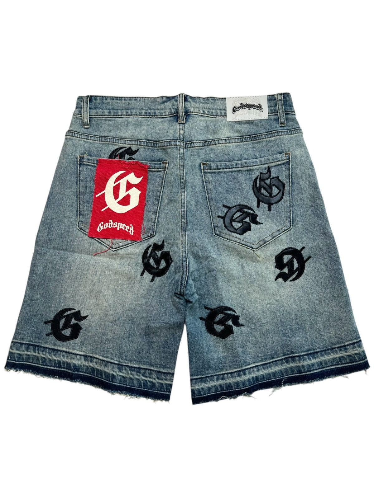 Godspeed Godspeed infinity denim shorts blue wash SIZE 34 Size US 34 / EU 50 - 2 Thumbnail