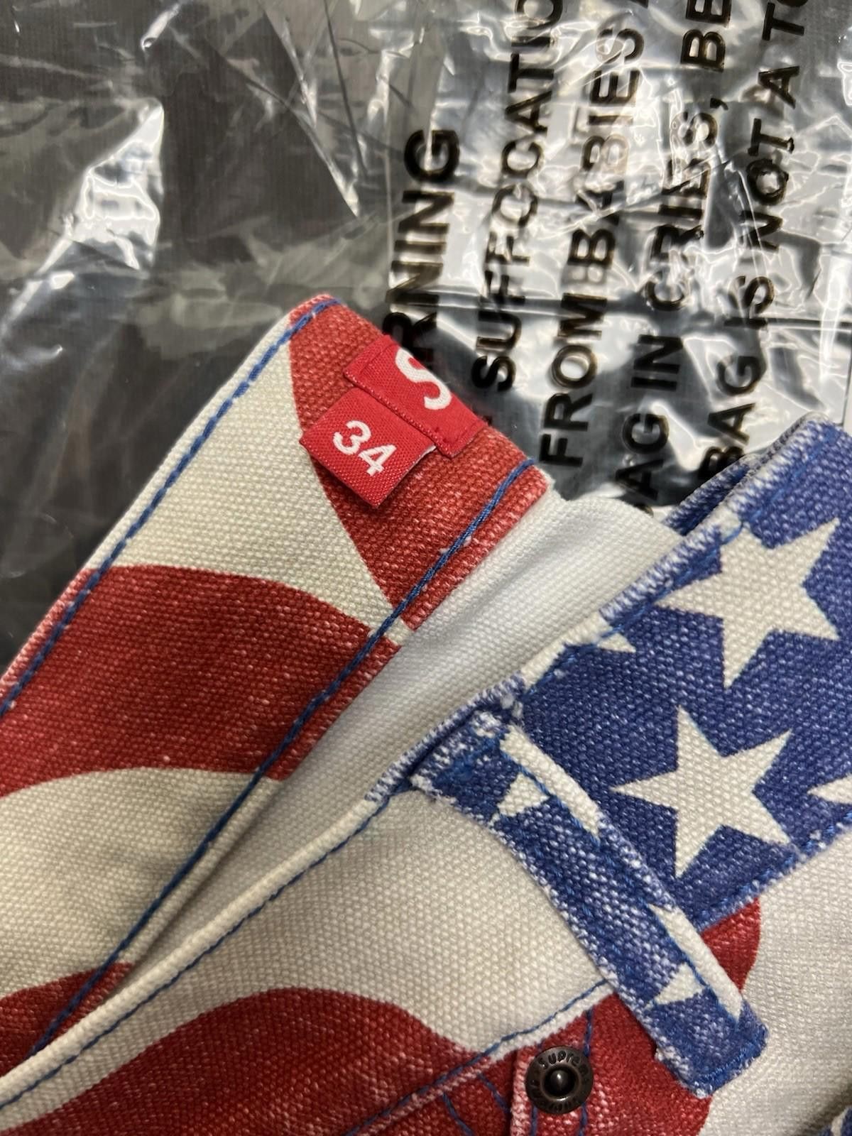 Supreme Supreme Multicolor Double Knee Painter Pant American Flag 34 Size US 34 / EU 50 - 3 Thumbnail