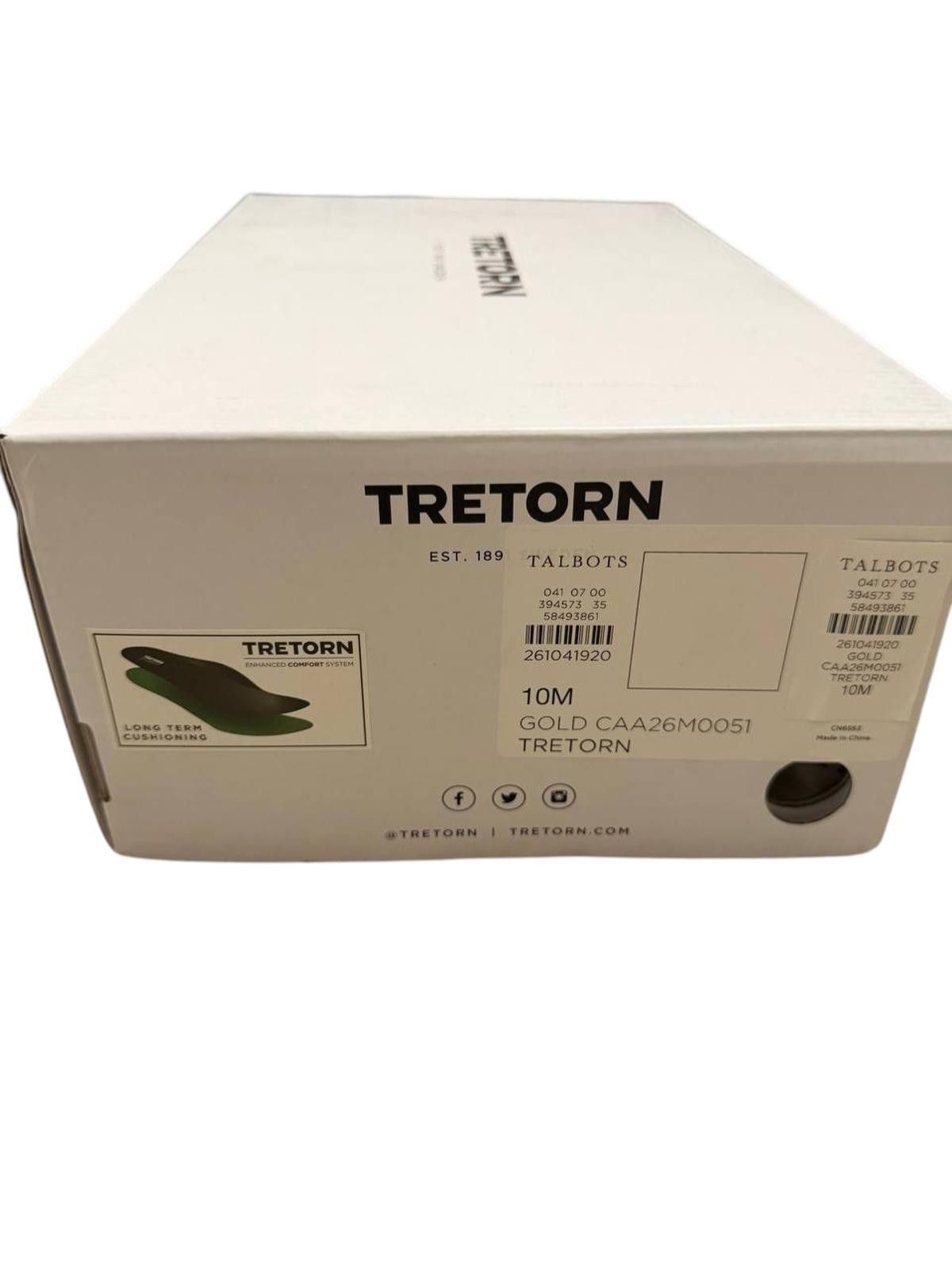 Tretorn Tretorn Skylar Women’s Sneakers – Gold/White – Size 10 Size US 7 / IT 37 - 5 Thumbnail