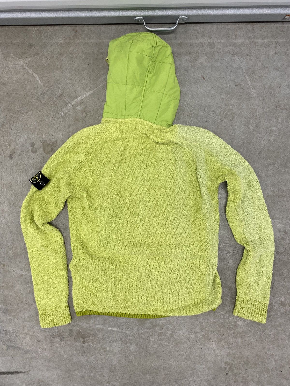 Stone Island SS19 Stone Island Zip Hoodie Jacket Lime Green - Large Size US L / EU 52-54 / 3 - 6 Thumbnail