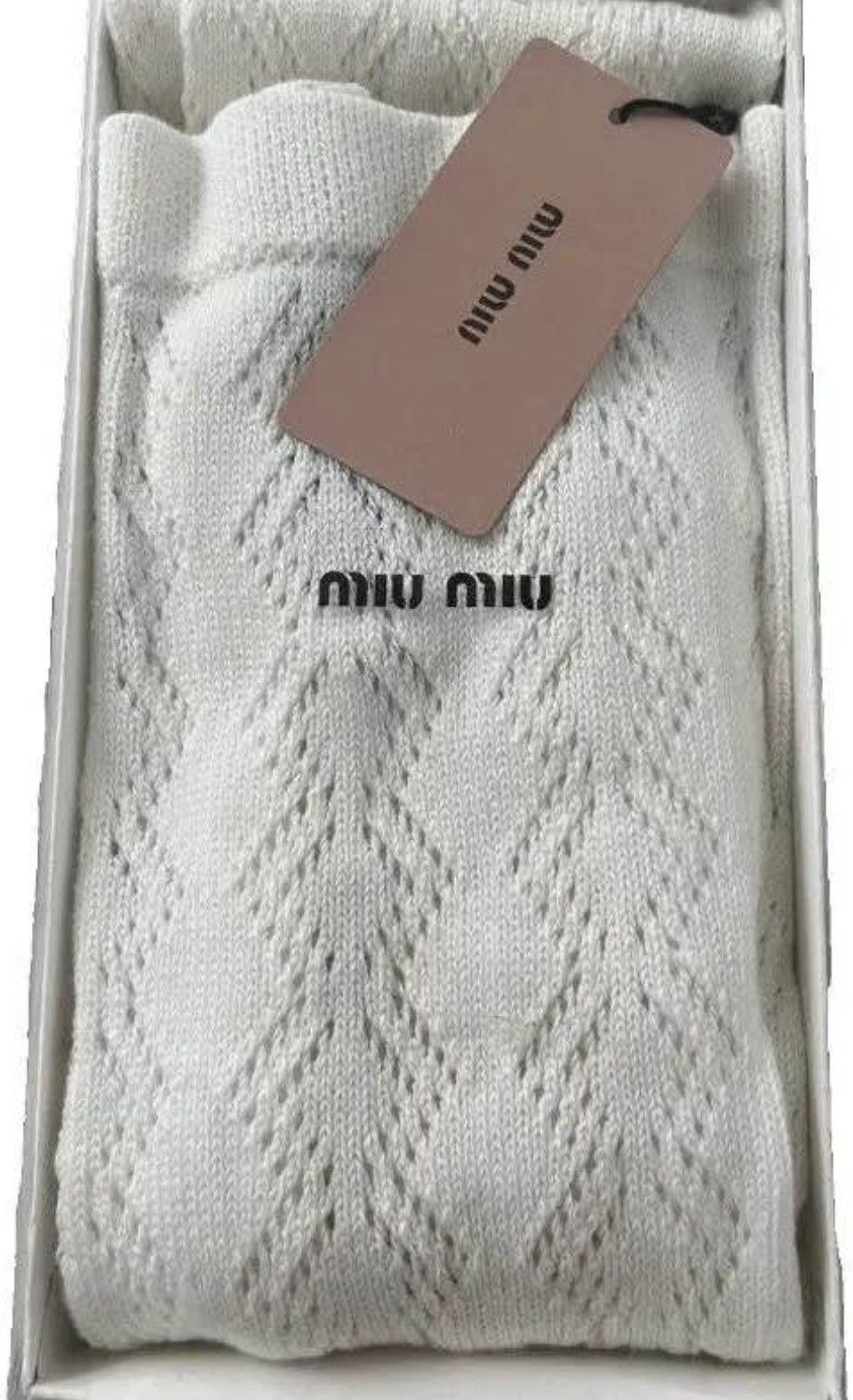Miu Miu Miu Miu Knit Tights Size 26" / US 2 / IT 38 - 1 Thumbnail