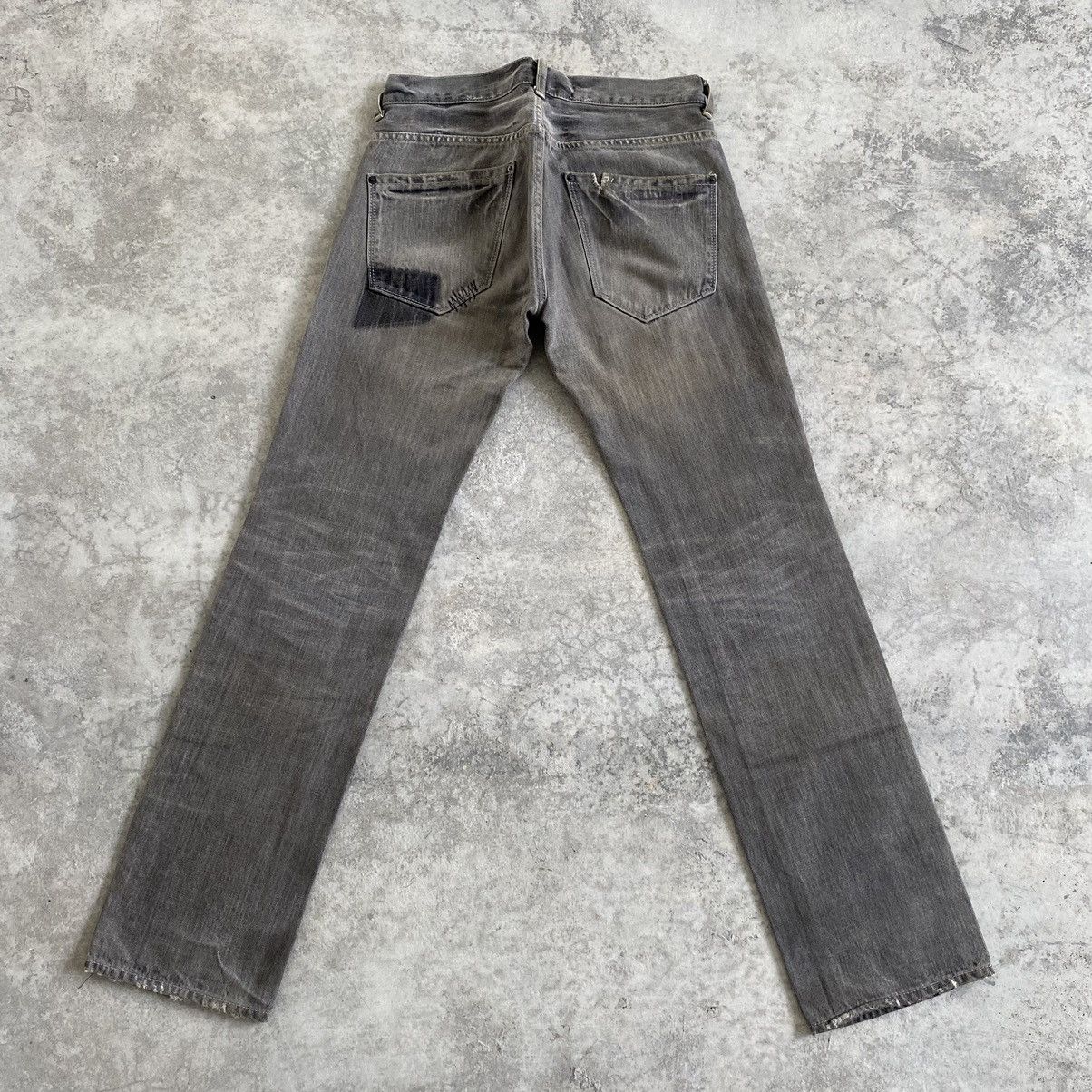 Japanese Brand Vintage Vibgyor Ash Grey Reworked Repaired Jeans Size US 28 / EU 44 - 12 Thumbnail