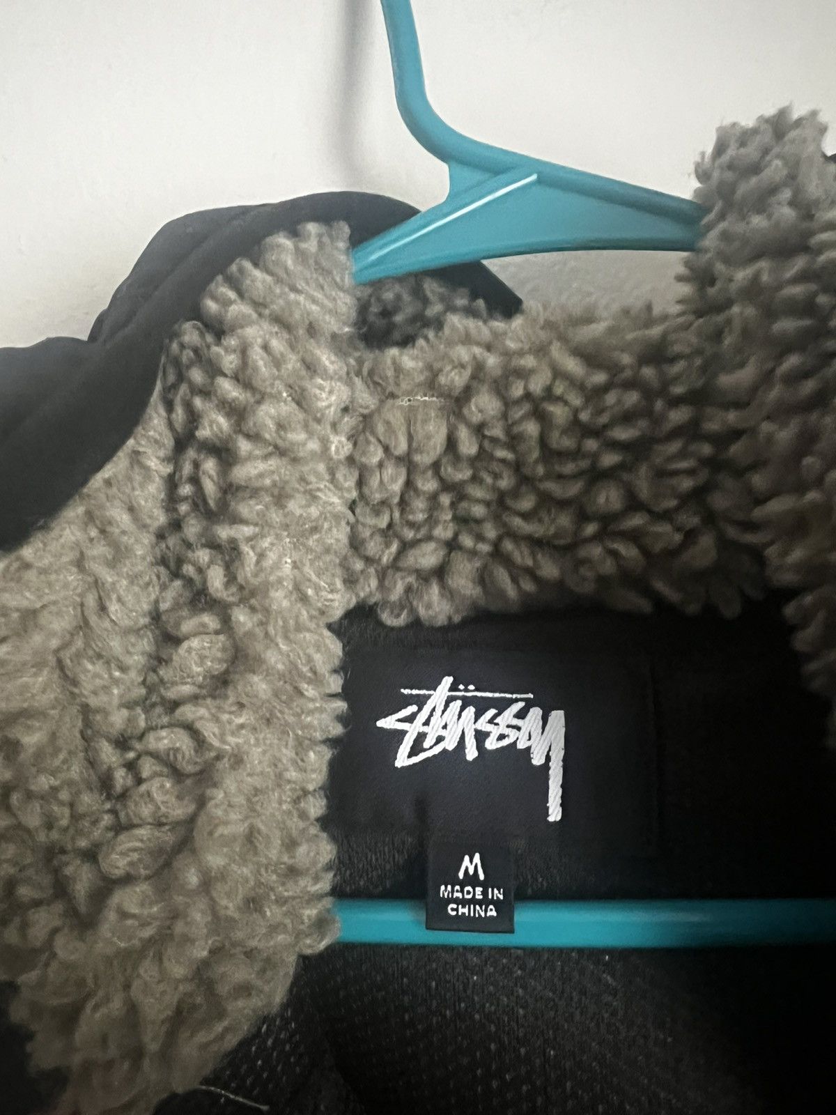 Stussy SHERPA PANELED HOODED JACKET Size US M / EU 48-50 / 2 - 3 Thumbnail