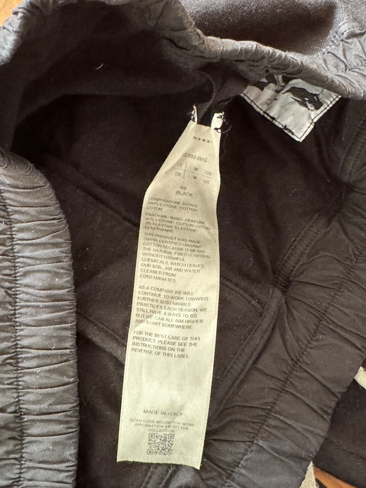 Rick Owens × Rick Owens Drkshdw Rick owens sweatpants Black Size US 32 / EU 48 - 4 Thumbnail