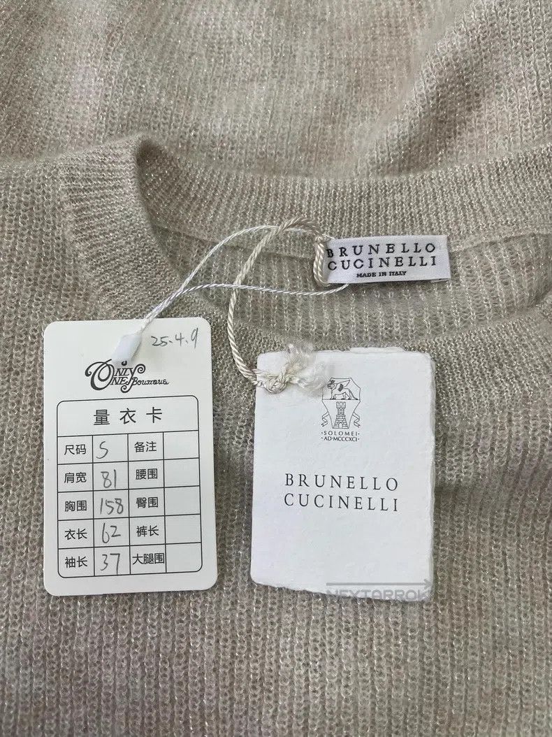 Brunello Cucinelli Brunello Cucinelli Mohair knitted sweater Size S / US 4 / IT 40 - 4 Thumbnail