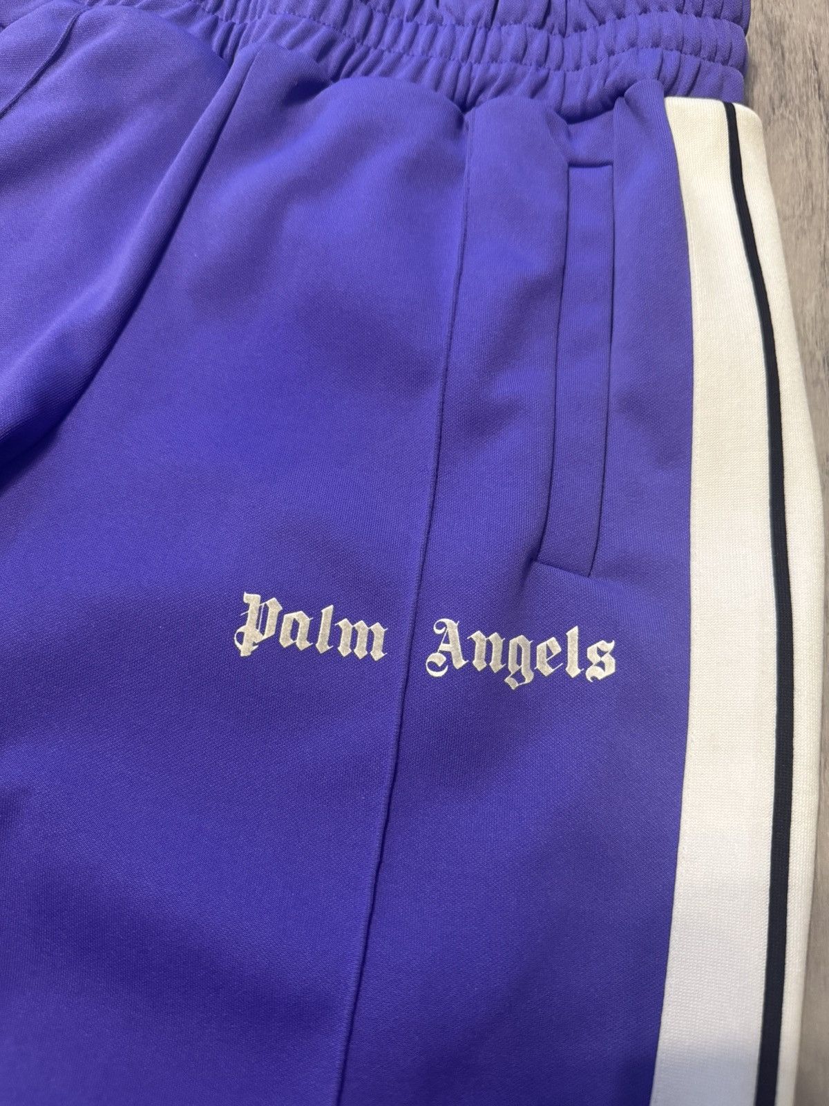 Palm Angels Palm Angels Purple Track Pants Trousers Sweatpants Size US 31 - 2 Thumbnail