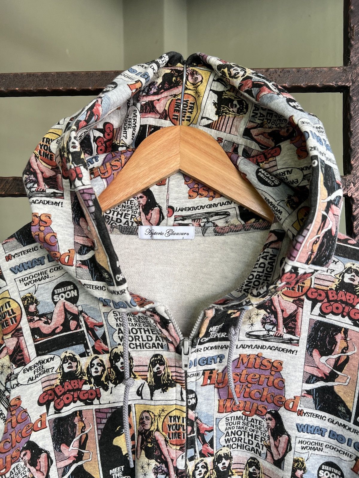 Hysteric Glamour vintage 2000's hysteric glamour wicked ways zip up hoodie Size ONE SIZE - 19 Thumbnail