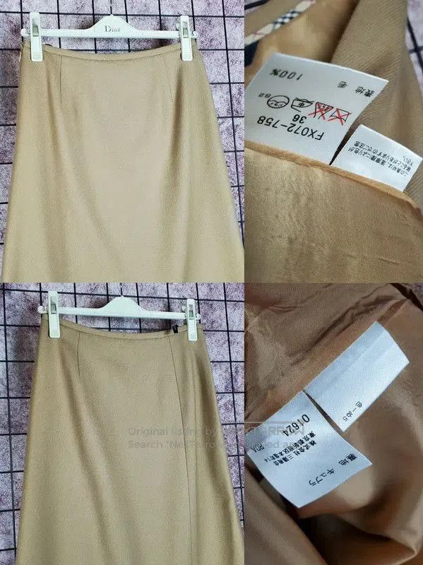 Burberry Burberry A-Line Skirt in Camel Wool. Size 23" - 2 Thumbnail