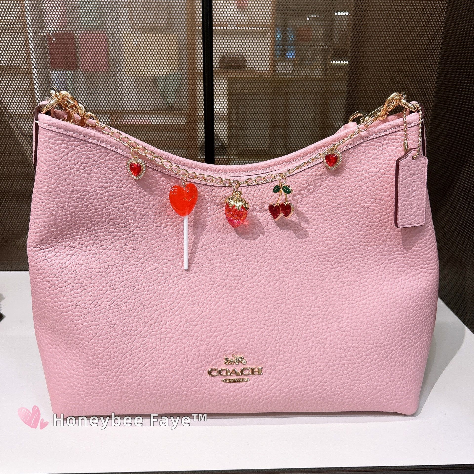 Coach Laurel Shoulder Bag CR148 Gold/Carnation Size ONE SIZE - 2 Thumbnail