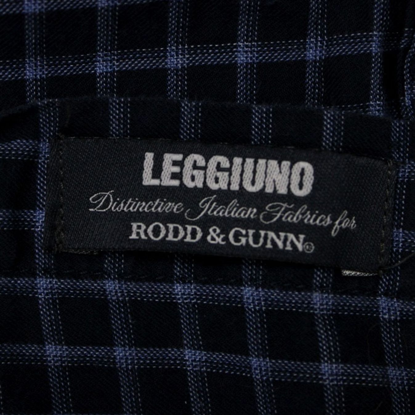 Rodd & Gunn Rodd & Gunn Shirt Mens XL Blue Leggiuno Cotton L/S Button-Up Check Knit? (rephrase) Size US XL / EU 56 / 4 - 7 Thumbnail