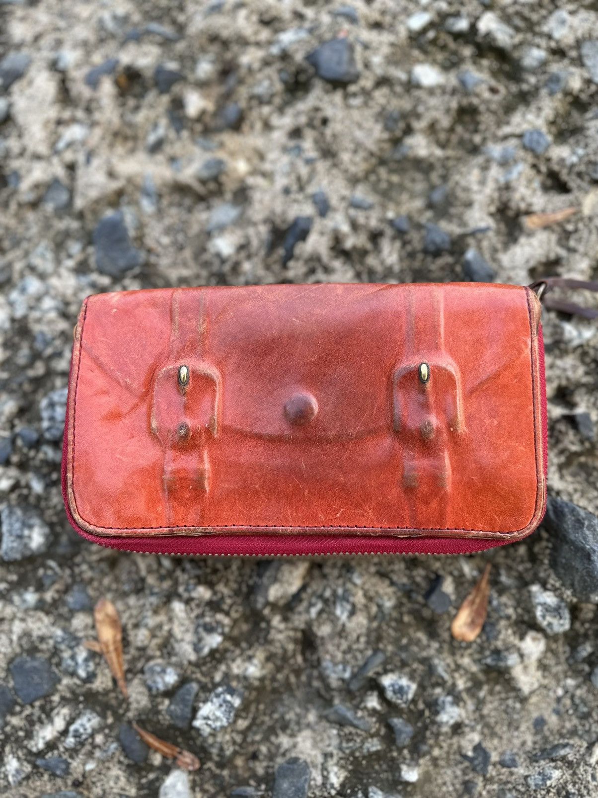 Maison Mihara Yasuhiro Leather Wallet Zipper All Fuction .