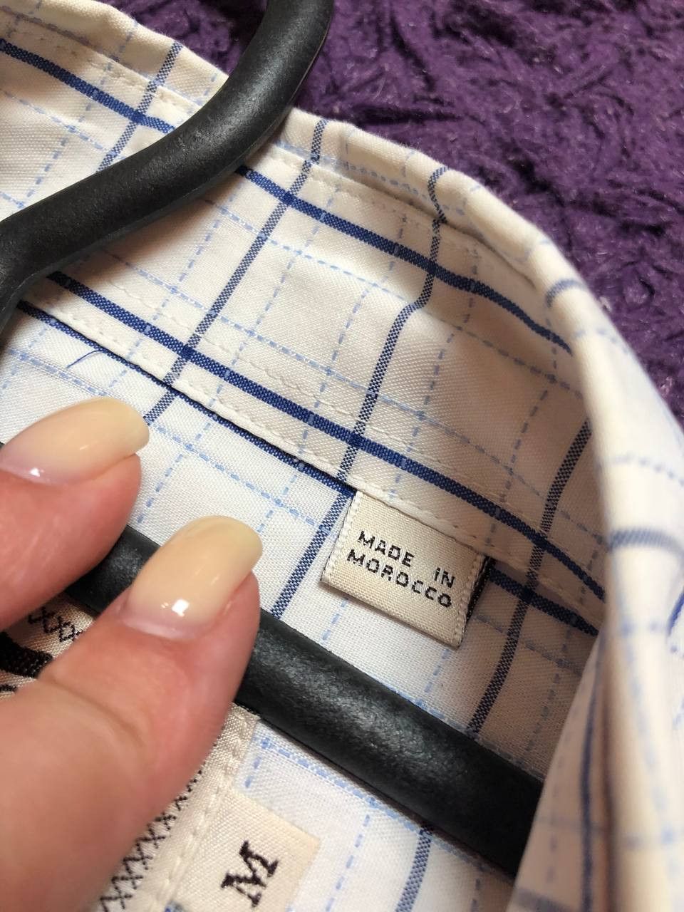Vintage Vintage Thomas Burberry Button Up Checkered Shirt Size M Size US M / EU 48-50 / 2 - 3 Thumbnail