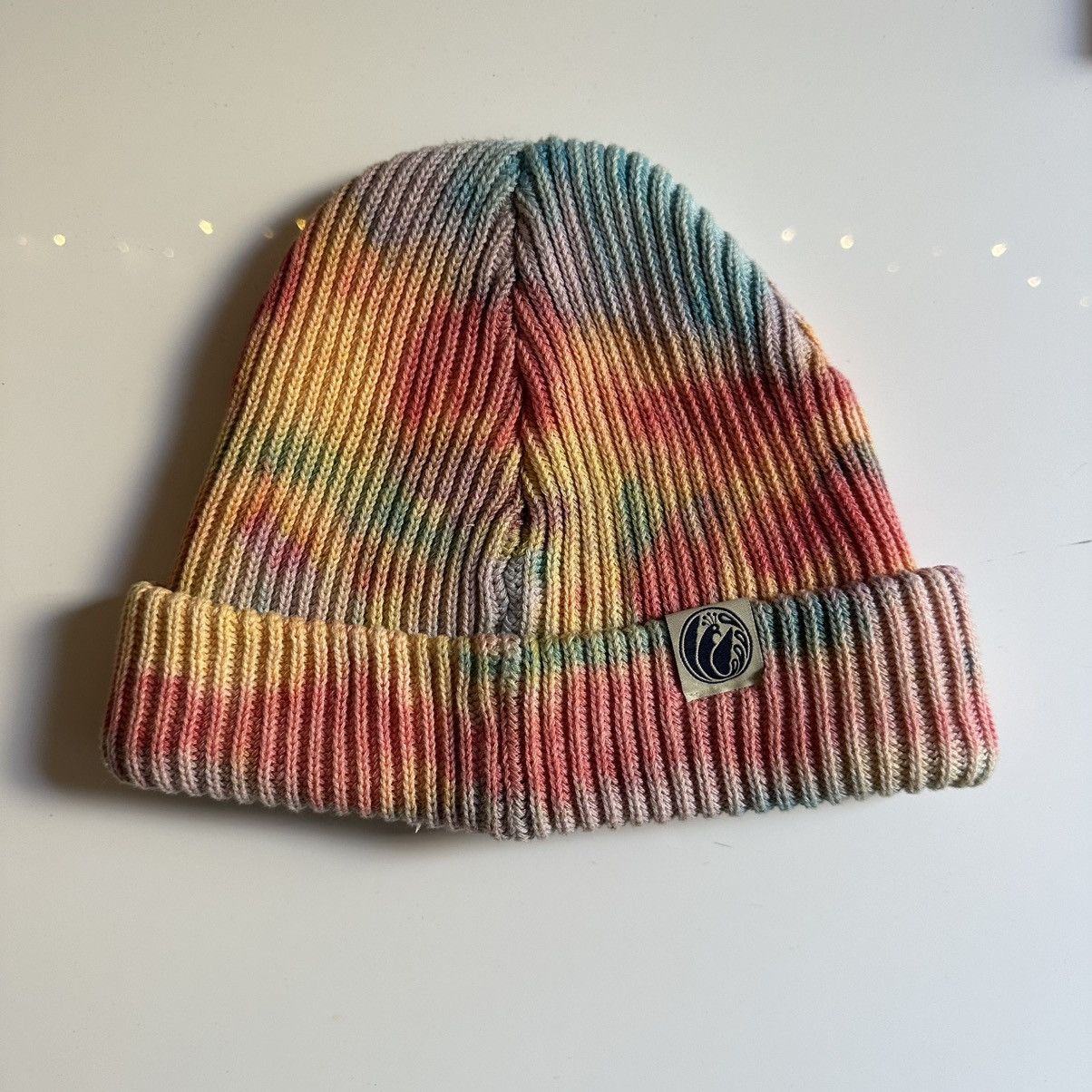Other Rainbow hand-dyed knit beanie Size ONE SIZE - 2 Thumbnail