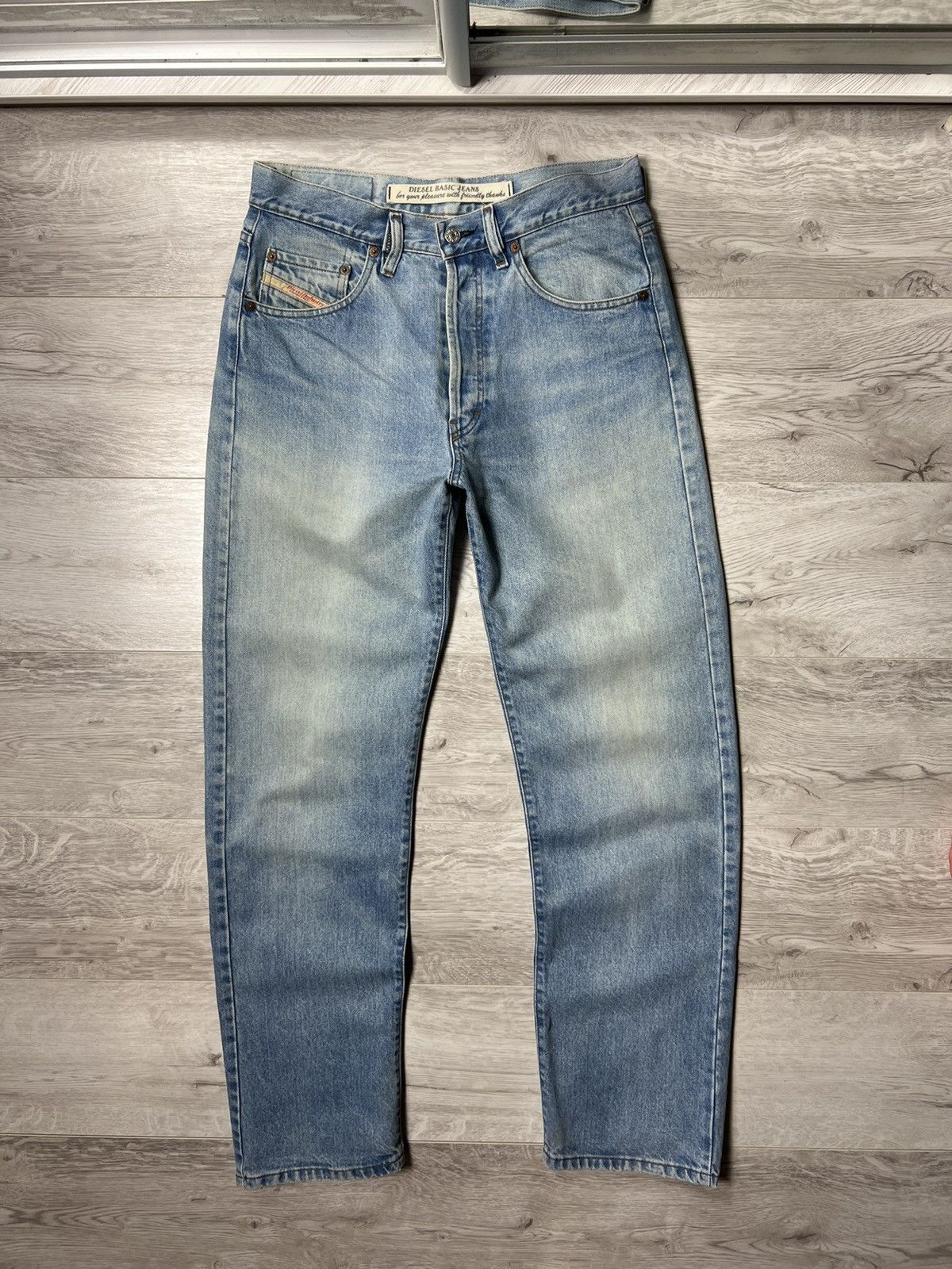 Diesel × Vintage Vintage Diesel Blue Straight Jeans / Denim Pants Size US 32 / EU 48 - 1 Thumbnail