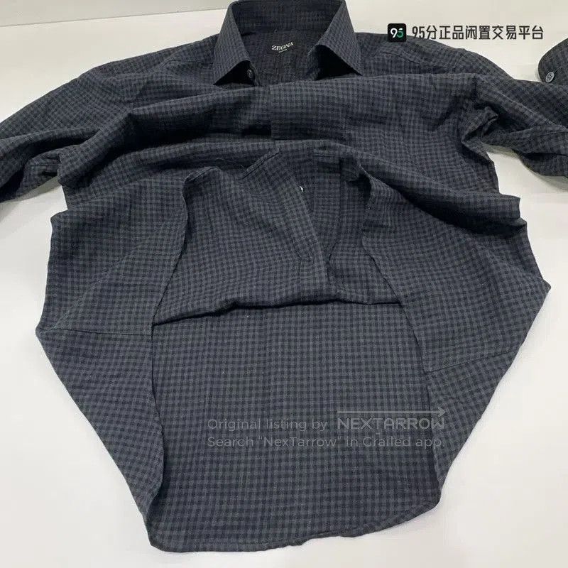 Ermenegildo Zegna Zegna Men's Checkered Long. Size US S / EU 44-46 / 1 - 2 Thumbnail