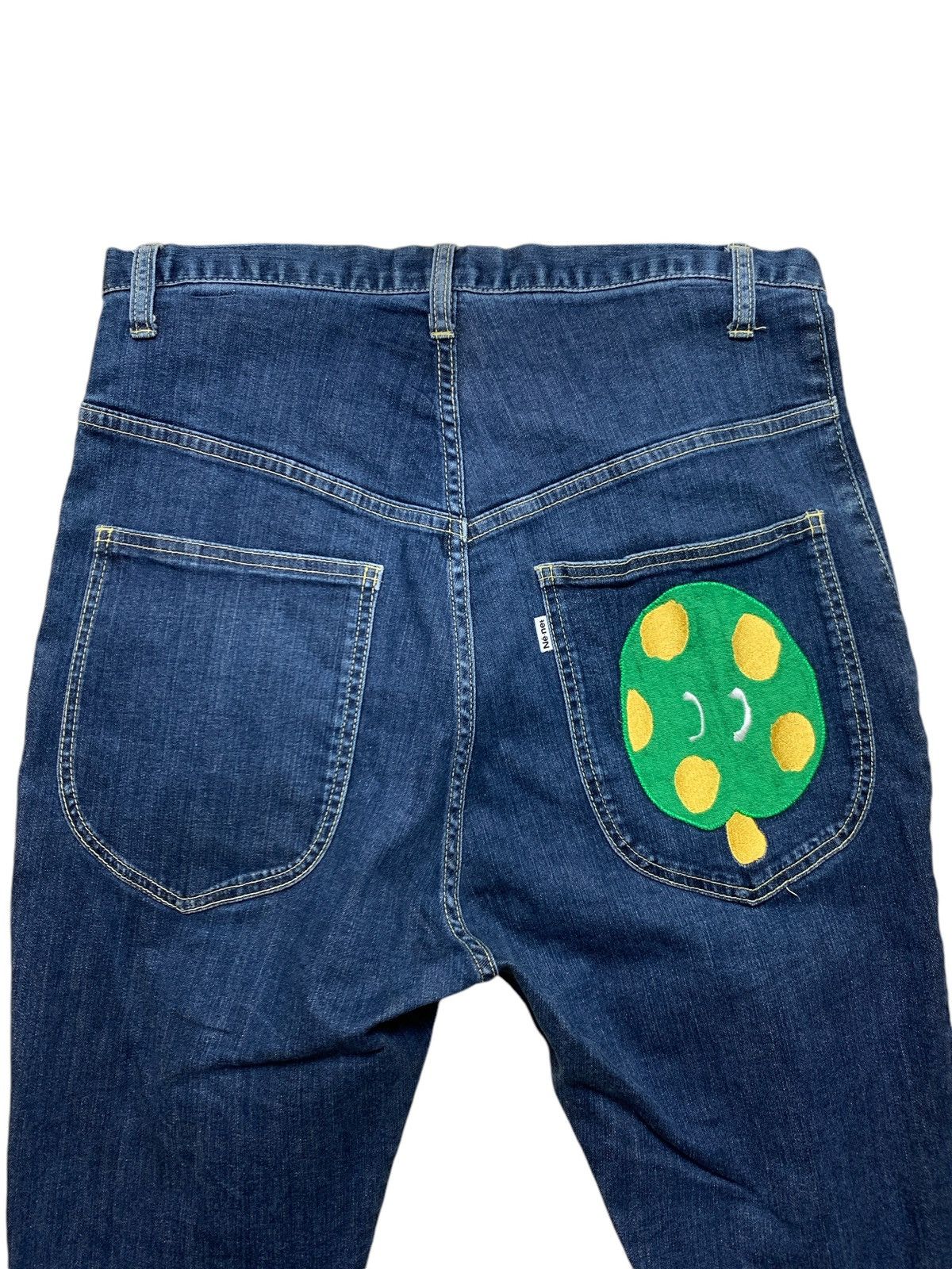 Issey Miyake Issey Miyake Ne-net Denim Mushroom Drop Crotch Pants Size US 31 - 3 Thumbnail