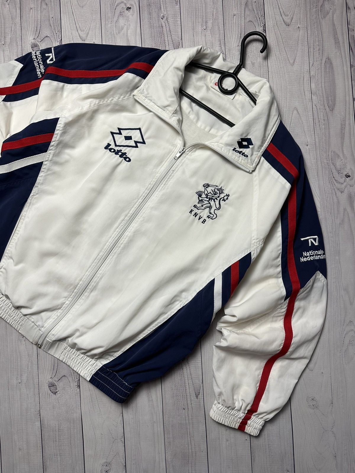 Lotto Sport Vintage Lotto Nederland soccer track jacket Holland rare M Size US M / EU 48-50 / 2 - 4 Thumbnail