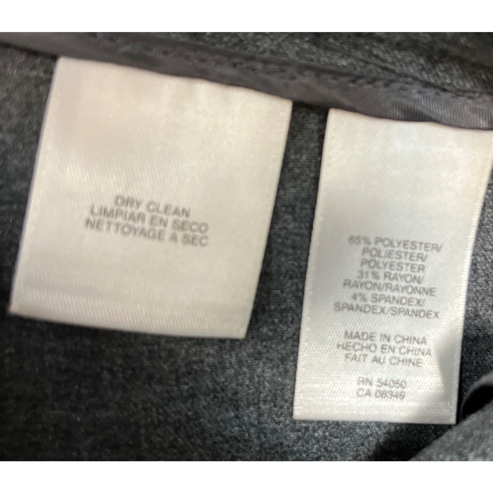 Jones New York Women’s Jones New York Stretch Gray Dress Pants Size 14 Size 36" / US 14 / IT 50 - 4 Thumbnail