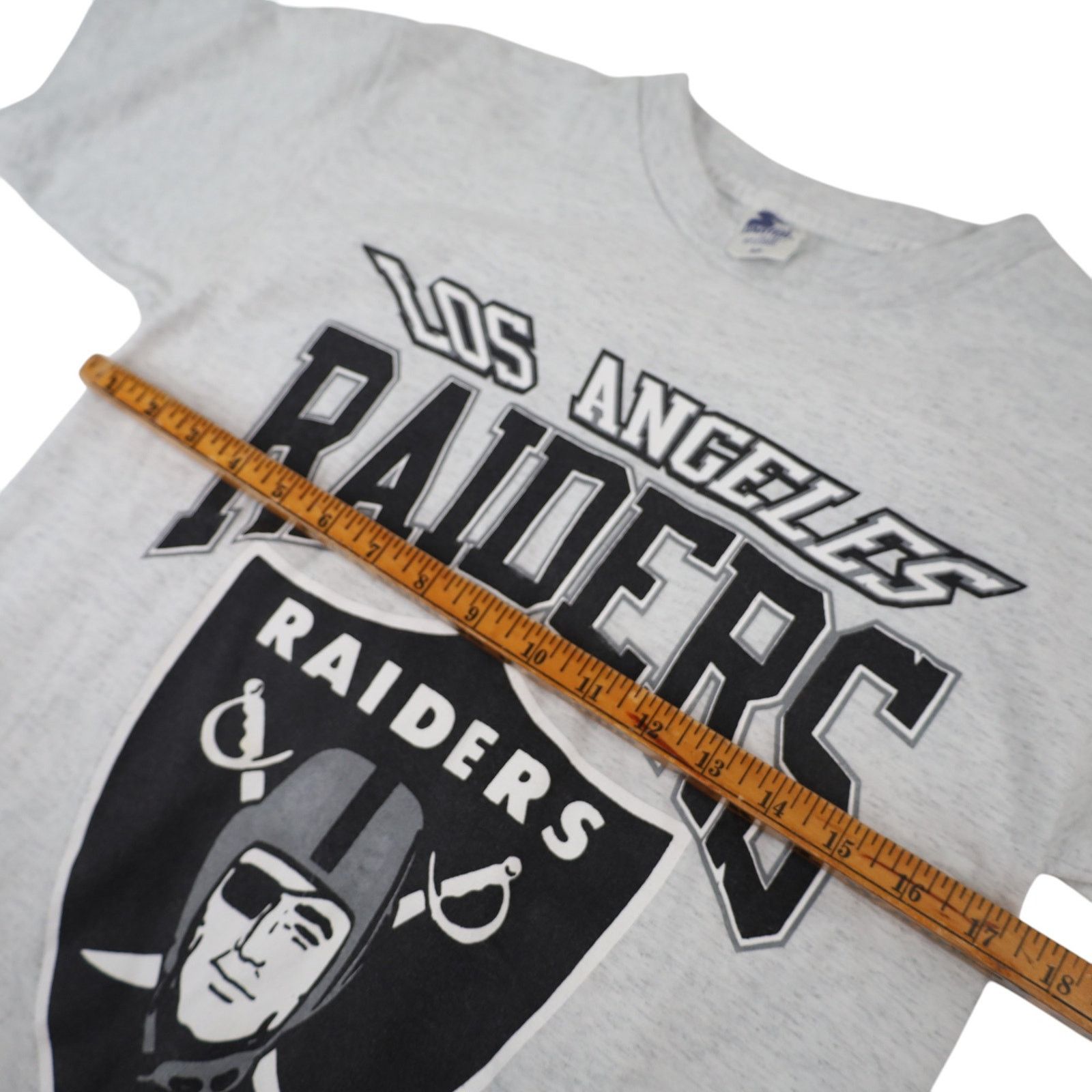 Starter VTG 90s Starter Los Angeles Raiders Spellout Graphic Shirt Size US S / EU 44-46 / 1 - 7 Thumbnail
